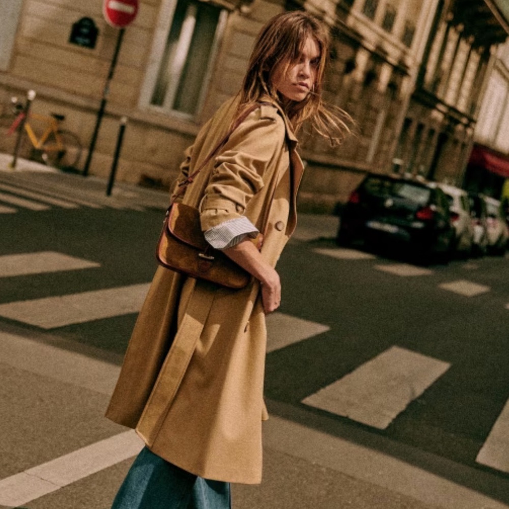SEZANE SCOTT TRENCH COAT - Picture 3 of 4
